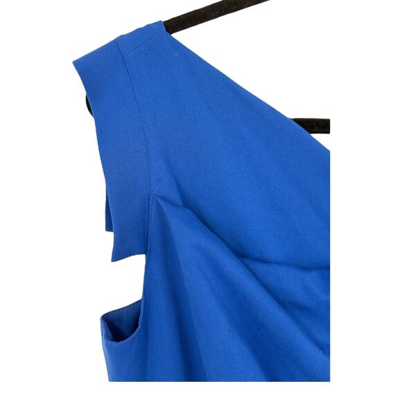 Black Halo Jackie O dress blue size 10 - Picture 3 of 7